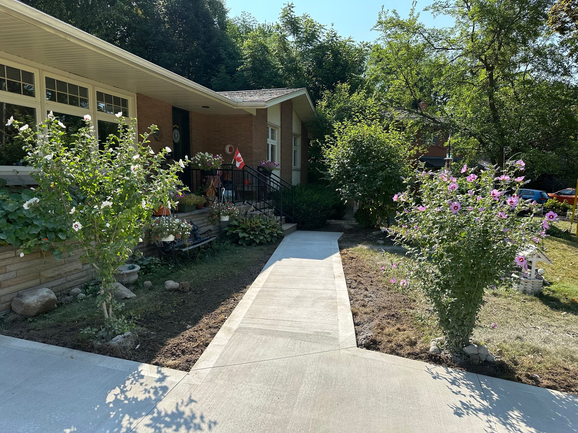 Home Makeover with New Driveway and Patio in Guelph, Ontario
