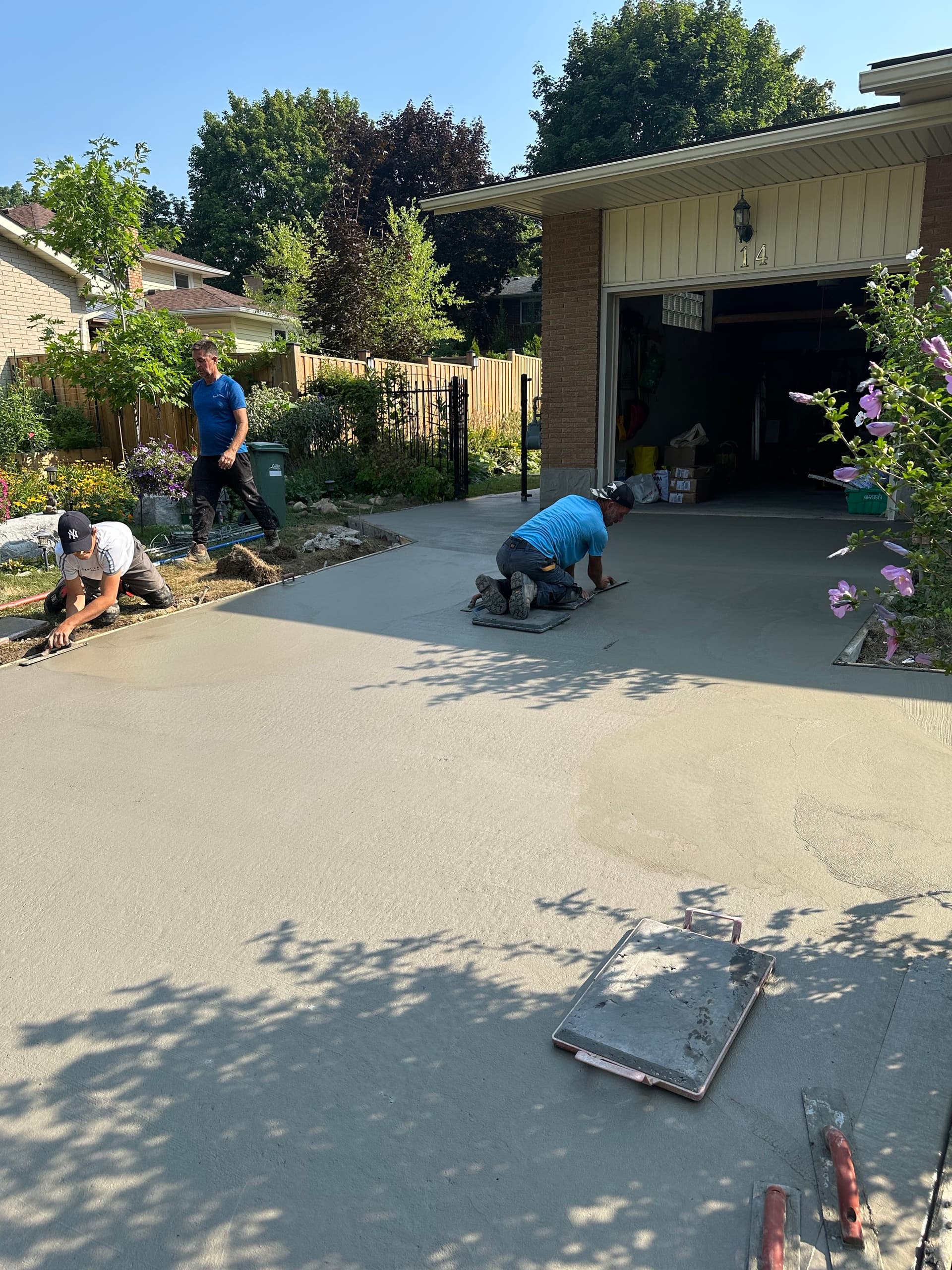 Home Makeover with New Driveway and Patio in Guelph, Ontario